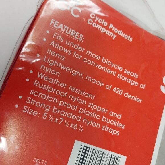 Wedge Seat Pack for Bicycle. Fits most bikes. - Picture 8 of 9